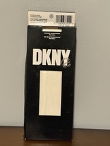 Vintage DKNY New York SHEER Knee Highs 1 Pair Porcelain White Style 143 NOS - $197.45 MXN
