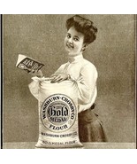 1904 Gold Medal Flour Advertisement Antique Ephemera Good Bread 7.25 x 4... - $28.05 CAD