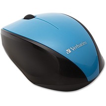 Verbatim Wireless Multi-Trac Mouse 2.4GHz with Nano Receiver - Ergonomic, Blue L - £22.37 GBP