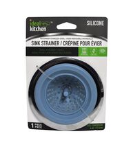 Ideal Kitchen Blue Gray Silicone Sink Strainer - $5.27