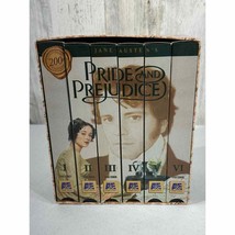 Pride and Prejudice 1996 VHS 6 Tape Set A&amp;E Colin Firth Jennifer Ehle - £6.96 GBP