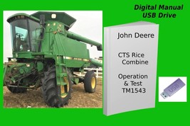 John Deere CTS Rice Combine Repair Operation and Tests Technical See Description - £18.71 GBP
