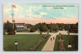 Hotel Lawn at National Military Home Dayton Ohio OH UNP DB Postcard O1 - $2.92