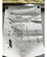vtg Mod 92ds Disassembled ￼parts diagram Poster 19x25” - $933.49 MXN