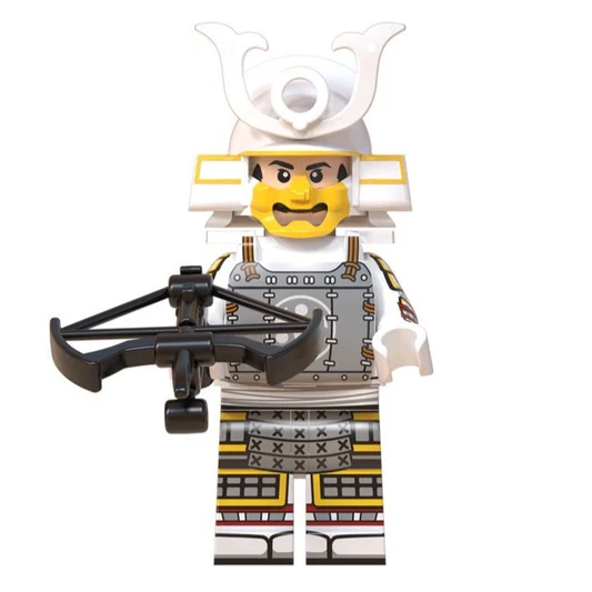 Japanese white samurai custom minifigure thumb200