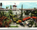 Court of Birds Glenwood Mission Inn Riverside California CA UNP WB Postc... - $3.91