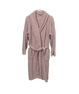 Ulta Beauty Pink Plush Robe Womens Size 1X - 2X Midi Tie Soft Loungewear - $14.00