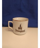 Vintage Disneyland Coffee Tea Cup Mug White Black Gold Trim DECUS Sympos... - £10.95 GBP