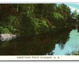Generic Scenic Greetings Windsor Nova Scotia NS UNP WB Postcard S5 - $2.92