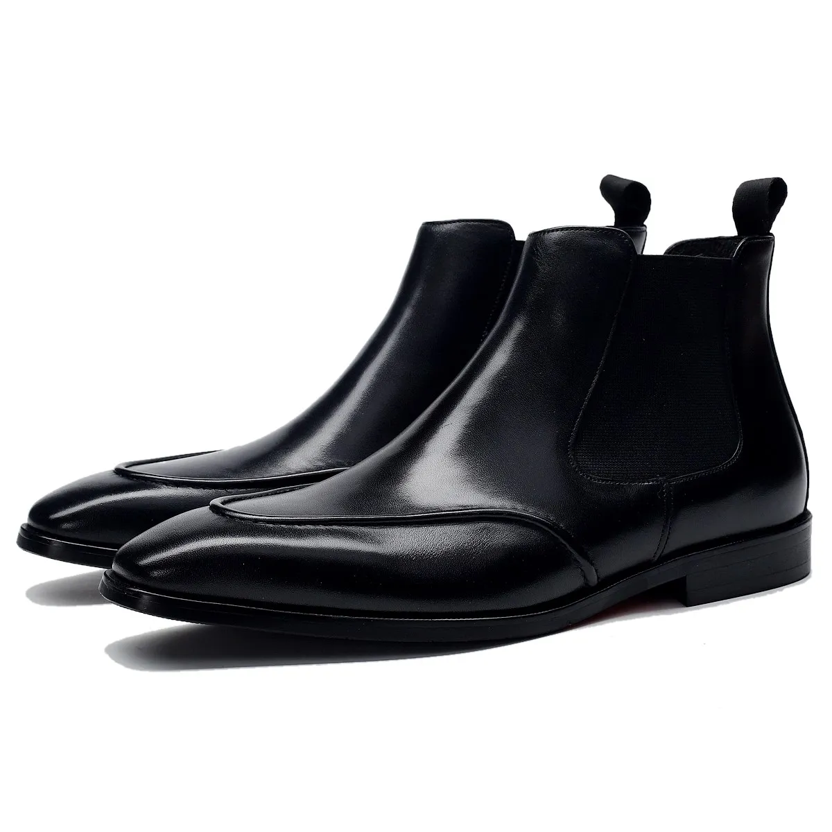 Autumn Leather Chelsea Plus Size Ankle Boots For Men High Grade Slip On Buckle S - £233.32 GBP