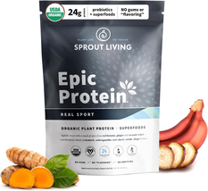, Epic Protein, Plant Based Protein &amp; Superfoods Powder, Real Sport | 24... - £35.93 GBP