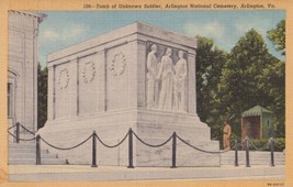 Arlington Virginia VA Tomb of Unknown Soldier Postcard C07 - £2.33 GBP