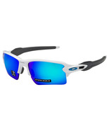 Oakley Flak 2.0 XL Sunglasses OO9188-9459 Polished White W/ PRIZM Sapphi... - $128.69