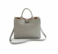 Mathew + Julian Grey Triple Entry Four Poster Satchel Bag - £34.65 GBP