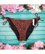 VICTORIA&#39;S SECRET Swim Bottom Medium M Swim NEW Brown Animal Print Bikini - £19.71 GBP