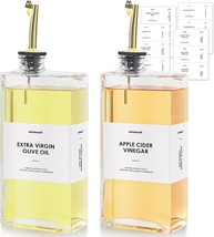 Olive Oil Dispenser For Kitchen, Glass Oil Bottle 500Ml Oil And Vinegar - $31.99
