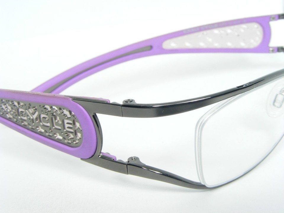 Exalt Cycle EXTITTI 3 GUNMETAL UNIQUE EYEGLASSES GLASSES FRAME 51-18-135mm Italy Item image 9