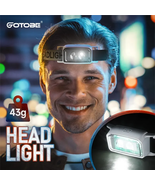 Mini Ultralight Head Lamps Waterproof 3 Mode Powered Headlight Fishing H... - £15.46 GBP