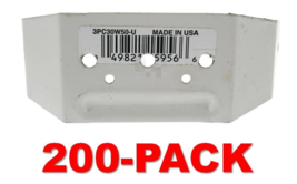 Downspout Hanger Clip 30° Bracket Aluminum White Amerimax 3PC30W50U (200... - $98.00