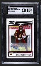 Authenticity Guarantee

2022 Panini Score Brian Robinson JR. RC Auto NFL Comm... - $593.01