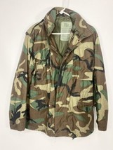 Alpha Industries US Military Army Field Woodland Camo Jacket Coat Medium... - $49.45