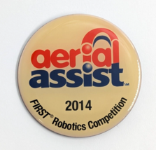 Aerial Assist 2014 First Robotics Competition Game St Louis MO Pin Souvenir - £7.70 GBP