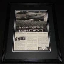 1961 Pontiac Tempest Car of Year 11x14 Framed ORIGINAL Vintage Advertise... - $34.64