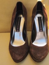 Steven by Steve Madden Brown Pumps with Teal Heels Size 6 1/2 - £23.25 GBP
