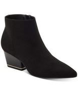 Alfani Women Armena Western Ankle Booties Size US 8M Black Faux Suede - £34.36 GBP