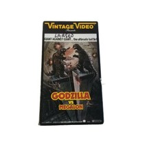 Godzilla Vs Megalon VHS 1976 no barcode VV-471 Amvest Video Vintage Video 1985 - £31.85 GBP