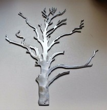 Winter Tree - Metal Wall Art - Silver 30&quot; - £78.02 GBP