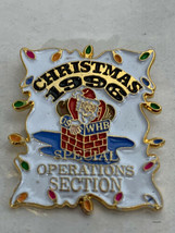 United States Secret Service Operations Section Christmas 1996 Lapel Police Pin - £19.46 GBP
