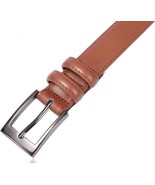 XHtang Men Unisex Genuine Leather Dress Belt with Single Prong BuckleNew... - £13.69 GBP