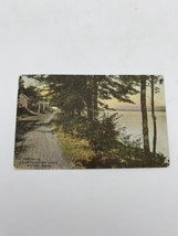 Vintage Postcard Blue Mountain Camps Wilton Maine Linen Posted Used - £3.94 GBP