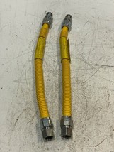 2 Qty of BrassCraft CSSB21-18 Yellow Stainless Steel Gas Connectors (2 Qty) - $579.27 MXN
