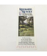 Riverside Resort Brochure Eureka Springs Arkansas Vintage Brochure 1990&#39;s - $126.90 MXN