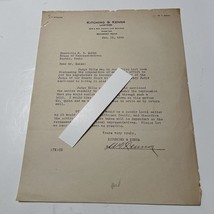 Beaumont Texas 1929 letter Kitching &amp; Kenna Lawyers History Political Ea... - $361.98 MXN