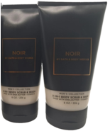 Bath &amp; Body Works Noir Men&#39;s 2-IN-1 Body Scrub/Wash 2PC Set NEW - $37.91 CAD