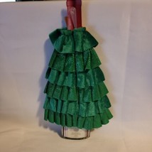 St. Nicholas Square Holiday Christmas Tree Wine Bottle Cover NEW - $9.74