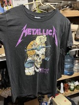 Vintage 1988 Metallica Damaged Justice Shirt L No Holes Some Fading Pushead - £229.35 GBP