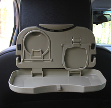 Folding Table Car Back Seat Storage Tidy Organiser Drink Food Holder Tra... - $10.78