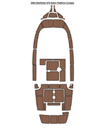2004 Starfisher 670 Swim Platform Cockpit Boat EVA Foam Faux Teak Deck F... - $1,200.00