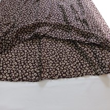 Kathie Lee Women's Brown & White Floral Skirt Measured Waist 42 image 8