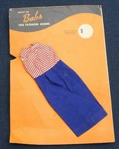 Vintage Babs Fashion Doll Outfit Cruise Stripes Still on Card - £75.82 GBP