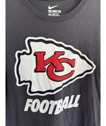 KC Football Shirt Small Nike Tee Kansas City Chiefs Short Sleeve Top NFL - $12.35