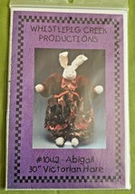 Whistlepig Creek Sewing/Craft Pattern #1042 30&quot; Abigail Victorian Hare Uncut - £7.00 GBP