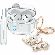 ClearGuard AirPods 4 Case with Cleaner Kit and Elephant Keychain Protection - $43.55