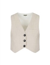 Osis debbie vest in Beige - size L - $145.53