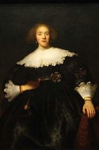 Portrait of a Seated Woman with Pendant by Rembrandt Van Rijn - Art Print - £17.57 GBP+