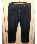 Carhartt Mens 40X30 Traditional Fit Cotton Blend Blue Jeans - $12.86